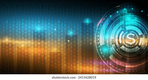 Abstrakte Technologie, Hintergrund, Vektorgrafik