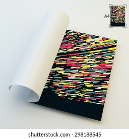 Abstract Technology Background. Vector Illustration. Can Be Used For Marketing, Website, Print And Presentation.