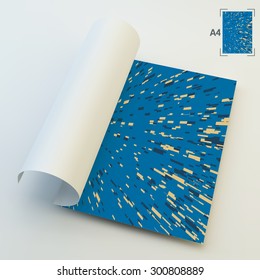 Abstract Technology Background. Vector Illustration. Can Be Used For Marketing, Website, Print And Presentation.