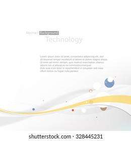 Abstract technology background. Vector illustration