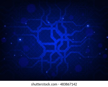 Abstract Technology background. Vector illustration