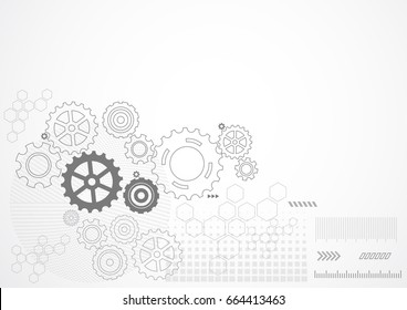 Abstract Technology Background Vector Illustration Stock Vector 