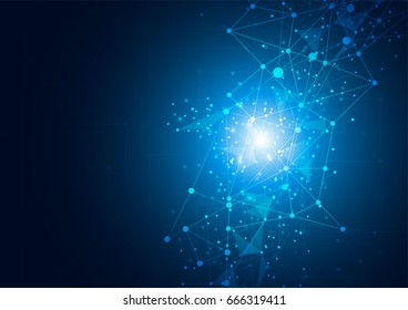 Abstract Technology Background. Vector illustration