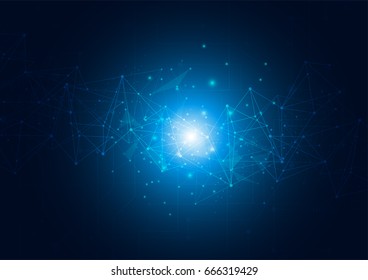 Abstract Technology Background. Vector illustration