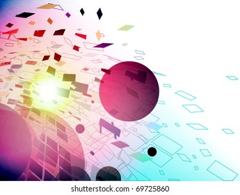 Abstract technology background, vector illustration.