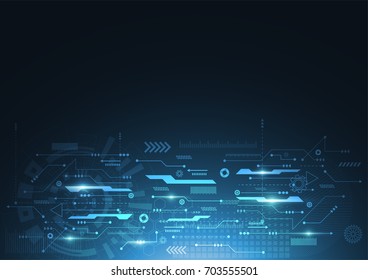 Abstract Technology Background. Vector illustration