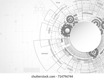 Abstract Technology Background. Vector illustration
