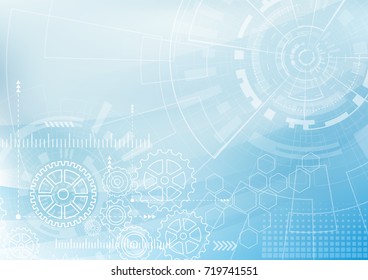 Abstract Technology Background. Vector illustration