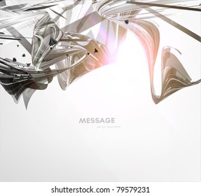 Abstract technology background - vector illustration. Eps10.