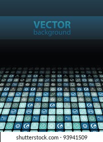 abstract technology background - vector illustration