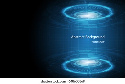 Abstract technology background vector illustration,empty space blue background