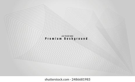 Abstract Technology Background, Wave Background, Technology Hub Background, Line Background
