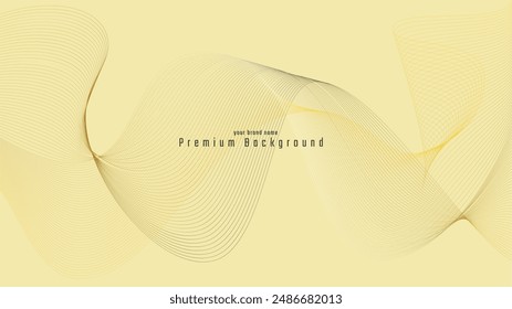 Abstract Technology Background, Wave Background, Technology Hub Background, Line Background