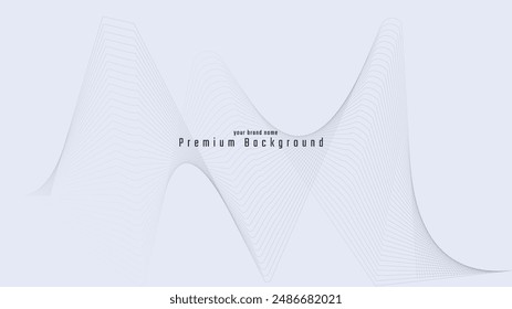 Fondo Abstractas De La Tecnología, Fondo De La Onda, Fondo Del Centro De La Tecnología, Fondo De La Línea