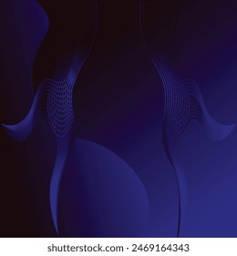 abstract technology background with waves