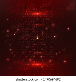 Abstract Technology Background. Web Developer. Computer Code. Programming. Coding. Hacker concept Vector Illustration