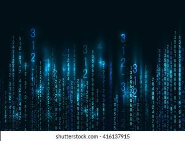 Abstract Technology Background. Web Developer. Computer Code. Programming. Coding. Hacker Concept. Vector  Illustration.