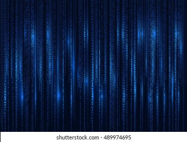 Abstract Technology Background. Web Developer. Computer Code. Programming. Coding. Hacker concept. Vector  Illustration.