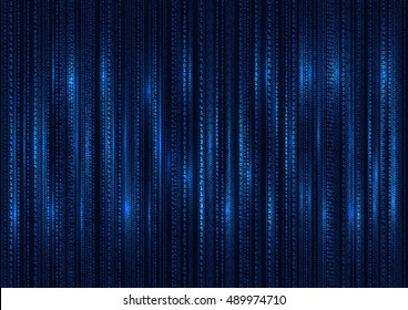 Abstrakter Technologie-Hintergrund. Webentwickler. Computercode. Programmierung. Programmieren. Hacker-Konzept. Vektorgrafik.