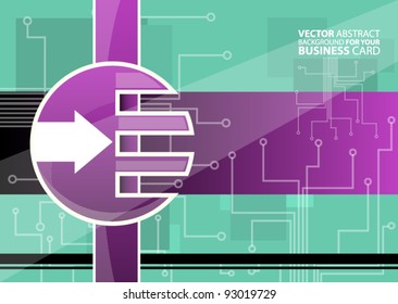 Abstract technology background for your business card