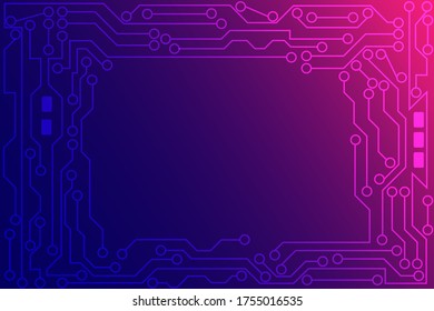 Abstract technology background.Digital technology banner concept,graphic design,Communication innovation background