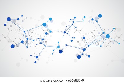 Abstract technology background.Geometric vector background. illustration