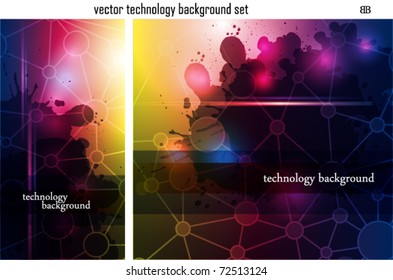 Abstract Technology Backgrounds.