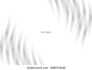 Resumen de antecedentes tecnológicos por fondo de banda. patrón de líneas de onda. Ilustración del vector EPS 10.
