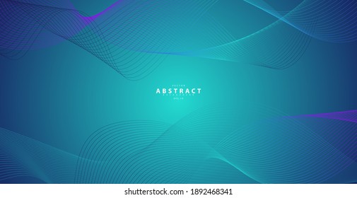 Abstract technology backgrounds by wave lines background. Curve modern pattern