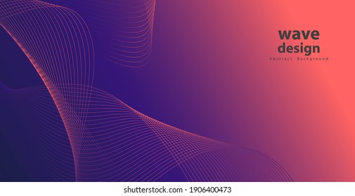 Abstract technology backgrounds by wave lines background. Curve modern pattern.  Vector illustration EPS 10.