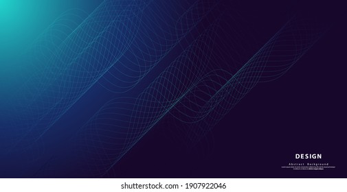 Abstract technology backgrounds by wave lines background. Curve modern pattern.  Vector illustration EPS 10.