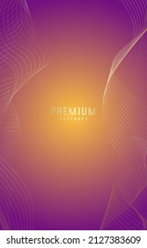 Abstract technology backgrounds by wave lines background. Curve modern pattern
