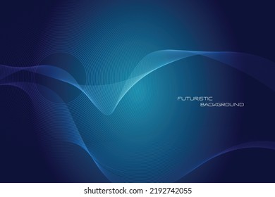 Abstract technology backgrounds by wave lines background. Curve modern pattern, Abstract flow line digital technology, big data