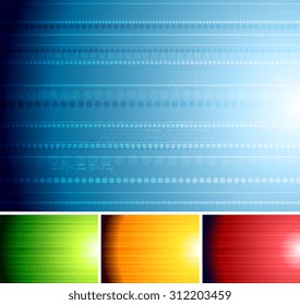 Abstract technology backgrounds. Vector design