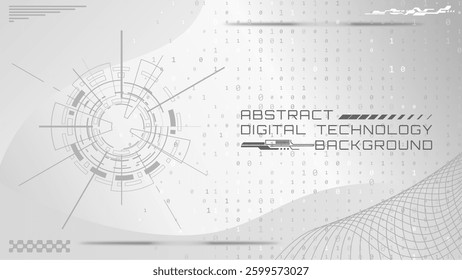 Abstract technology banner gradient Grey background concept with technology light effect, abstract tech, Ai, big data, lines dots connection