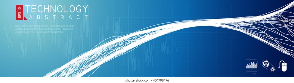 Abstract Technology Banner - Illustration