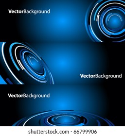 Abstrakte Technologie-Banner