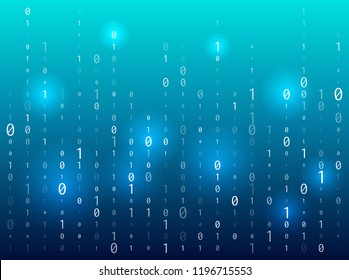 Abstract Technology Binary code Background