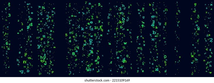 Abstract Technology Binary code Background. Digital data