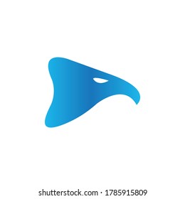 Abstract technology Bird Logo design vector template