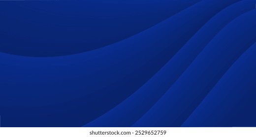 Abstract technology blue background with 3d concept. abstract particles blue wave background banner. Abstract blue wave shape with futuristic concept