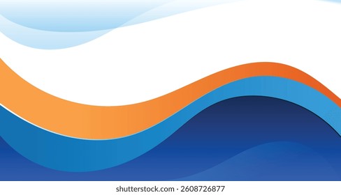 Abstract technology blue background with 3d concept. abstract particles blue wave background banner. Abstract blue wave shape with futuristic concept background