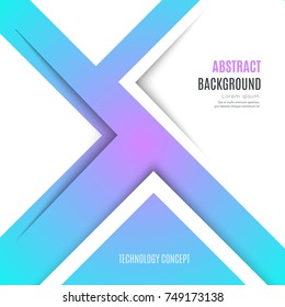 Abstract technology blue background design for brochure, flyers and other with beautiful modern gradient