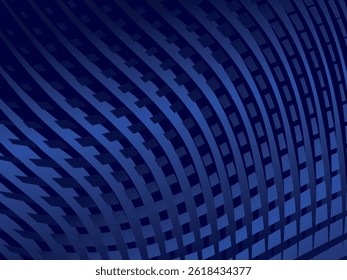 Abstract technology blue background lines, cyber nano information, abstract communication, future technology data innovation, internet network connection, suitable for posters, advertising, etc.