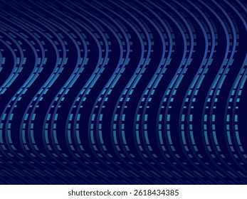 Abstract technology blue background lines, cyber nano information, abstract communication, future technology data innovation, internet network connection, suitable for posters, advertising, etc.