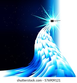 Abstract technology blue background, techno digital design.