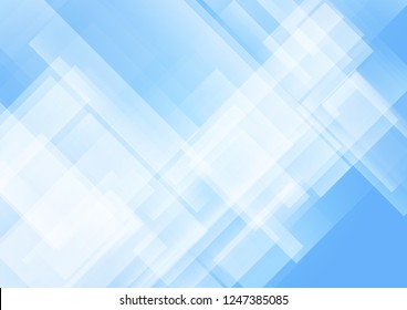 Abstract Technology Blue Background, Vector Illustration