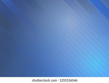 Abstract technology blue color design illustration vector.Technology innovation template presentation concept.Gradient line element on dark blue background.Design for paper,page,business card,cover.