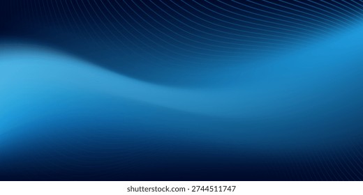 Curva azul Tecnología Abstractas