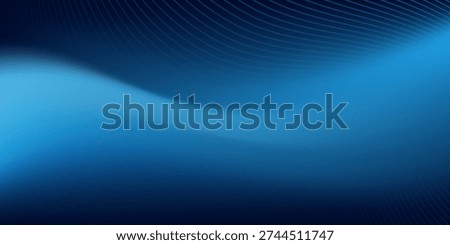 Abstract Technology blue curve, Modern tech banner, eps10